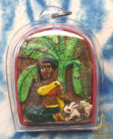 Amulette Mae Nang Tanee de souhait et charme par le vénérable Acharn Lek Suphan La Magie du Bouddha.