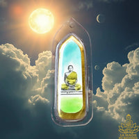 Amulette du Bouddha debout Phra Leela - Vénérable Phrakru Udom Pawanna du Wat Phuet Udom La Magie du Bouddha.
