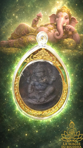 Amulette Phra Pikanet noire - Utthayan Phra Phikanet La Magie du Bouddha.