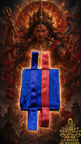 Amulette Tibétaine Sungkhor Dorje Dermo - Attire hommes et femmes. La Magie du Bouddha.