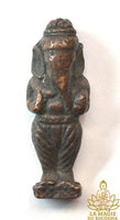Amulette ancienne Cambodgienne de Ganesh debout en cuivre La Magie du Bouddha.