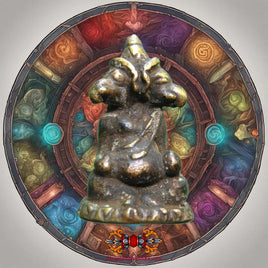 Rare amulette ancienne Cambodgienne de Ganesh à deux têtes. La Magie du Bouddha.