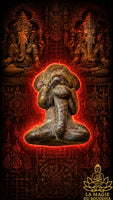 Amulette ancienne Phra Pikanet Pidta en bronze du Cambodge La Magie du Bouddha.