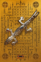 Thai Fortune Amulet - Money Gecko. 