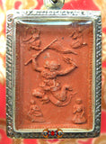 Amulette rouge Hanuman - Wat Arun.