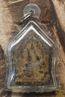Amulette ancienne Phra Khunpen style khmer – Luang Phor Tiang (Wat Phra Phutthabat Khao Kadong, Buriram, vers 1990)