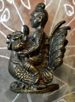 Amulette Khuman Thong Khi Kai Mahalap alchimique - Vénérable Luang Phor Pin. La Magie du Bouddha.
