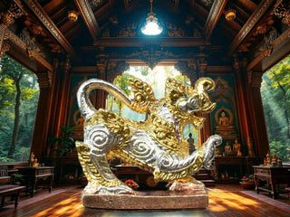 Amulette sacrée Kosha Sri bicolore - Très Vénérable Luang Phor Moon du Wat Banjan La Magie du Bouddha.