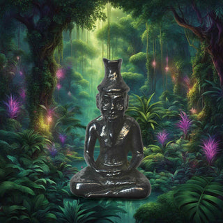Amulette Lersi en mekkapat noir – Wat Ban Pang (Kruba Srivichai) La Magie du Bouddha.