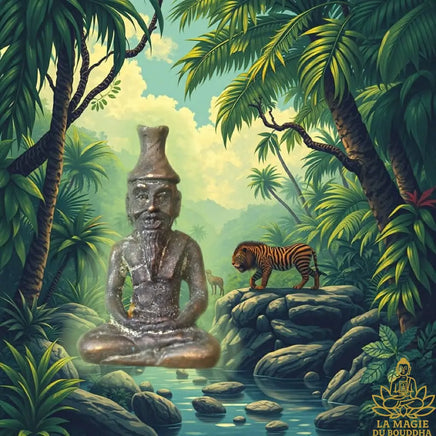 📿 Amulette Lersi en méditation - Wat Liap Rat Bamrung (1976) La Magie du Bouddha.