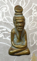 Lersi bronze amulet – Venerable Luang Phor Jek Thidtathammo of Wat Khao Daeng Tawan Tok