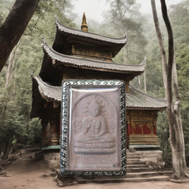 Amulette Phra Puttha Santisuk (Luang Phor Khao Analayo, Wat Barn Khao Bor, 2006) La Magie du Bouddha.