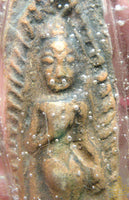 Amulette ancienne Phra Leela en terre cuite – Luang Phor Shuang Aphayo – Wat Chee Phakhao (Singburi)