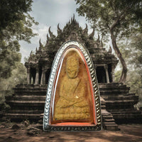 Amulette ancienne de Luang Phor Thuat – Wat Chang Hai (Patani, 1995) La Magie du Bouddha.