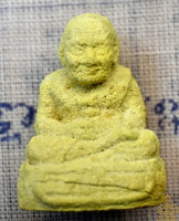 Amulette jaune de Luang Phor Thuat – Très Vénérable Lersi Po Kassem La Magie du Bouddha.