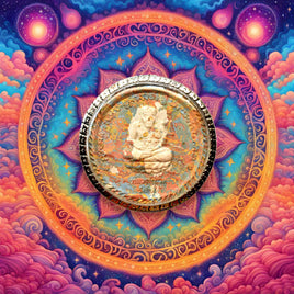 Amulette Luang Phor Thuat – Airavata multicolore (Phra phong nuea wan 108) – Wat Chang Yai (Ayutthaya, 2008) La Magie du Bouddha.