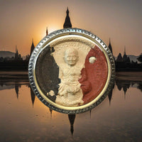 Amulette Jatukham Rammathep et Luang Phor Thuat tricolore – Wat Phra Mahathat (2008) La Magie du Bouddha.