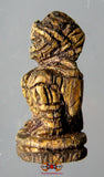 Rare amulette Hanuman ancienne en bois sculpté - Wat Lahanraï.