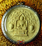 Grande amulette aux trois Maîtres - Wat Sae.