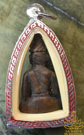 📿 Amulette Lersi en méditation - Wat Liap Rat Bamrung (1976) La Magie du Bouddha.