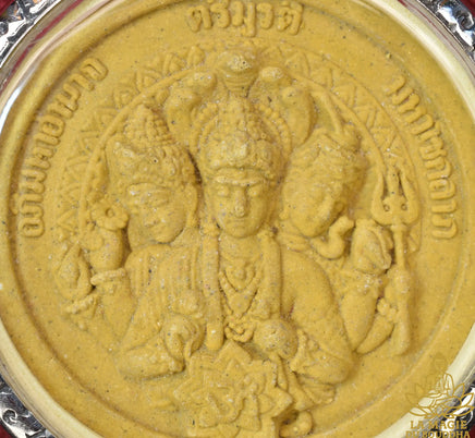 Grande amulette Jatukham Rammathep Maha Choklap Roon Abhimaha Amnat Trimurti - Wat Tham Wang Hin La Magie du Bouddha.