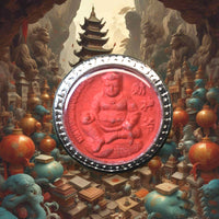 Amulette rouge de Kubéra – Wat Arun