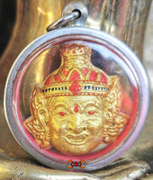 Amulette Thaï masque de Lersi Tafaï - Très Vénérable Lersi Po Kassem. – Image d'Amulette Bouddhiste | Amulette Magique