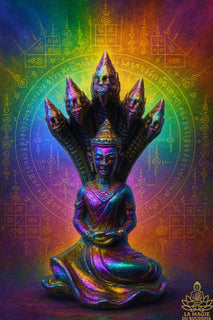 🪷 Amulette alchimique Nagas en Lek Lai Rung – Wat Puthai Sawan (Ayutthaya) La Magie du Bouddha.
