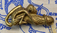 Thai Palat Khik Amulet with Brass Monkey