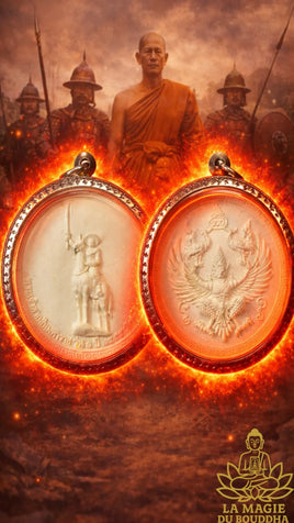 Amulette Phrajao Taksin Maharat - Wat Hong Rattanaram Ratchaworrawihan La Magie du Bouddha.