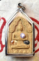 💖 Phra Khunpen de charme avec pierres et takrut – Luang Phor Jued, Wat Pho Setthi (Nakhon Pathom) La Magie du Bouddha.