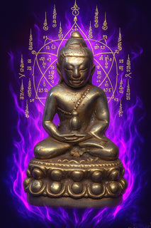 Amulette Phra Kling – Mekkapat Vert – Wat Traimit (fin années 90) La Magie du Bouddha.