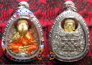Superbes amulettes du Bouddha protecteur Phra Pidta - Wat Tham Singtho Thong. La Magie du Bouddha.