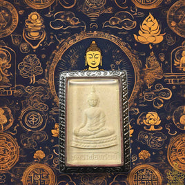 🪷 Phra Somdej bénie par Luang Phor Sap – Wat Noen Krachai (Sukhothai, 1997)