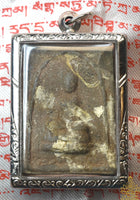Grande amulette Phra Somdej ancienne au yant sacré tatoué à l’aiguille – Années 70 La Magie du Bouddha.