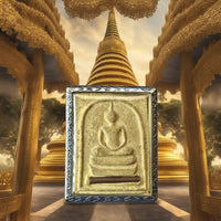 Amulette Phra Somdej ancienne – datée de 2517 (1974) La Magie du Bouddha.