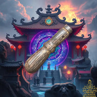 Amulette Sak de prospérité en bois de cocotier – Vénérable Luang Phor Lippan du Wat Mai Barndon (2005)