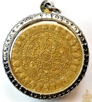 Amulette Œil Dharmachakra – Série limitée ésotérique (lotus, chakra, éveil) La Magie du Bouddha.
