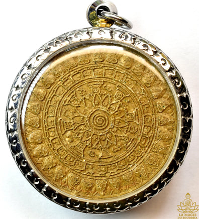 Amulette Œil Dharmachakra – Série limitée ésotérique (lotus, chakra, éveil) La Magie du Bouddha.