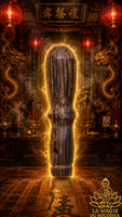 Amulette Sak de prospérité en bois de cocotier – Vénérable Luang Phor Lippan du Wat Mai Barndon (2005)