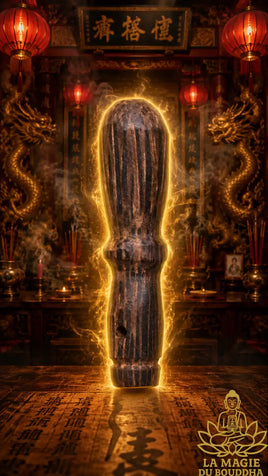 Amulette Sak de prospérité en bois de cocotier – Vénérable Luang Phor Lippan du Wat Mai Barndon (2005) La Magie du Bouddha.