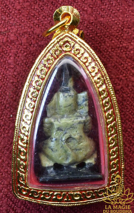 Amulette en serpentine créature mythique de la forêt Himapan La Magie du Bouddha.