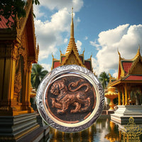 Amulette Singharaj consacrée du Wat Nong Wan Lueang La Magie du Bouddha.