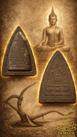 Amulette Lek Thai Na soc de charrue - Très Vénérable Luang Phor Thong Gleung du Wat Chedi Hoi La Magie du Bouddha.