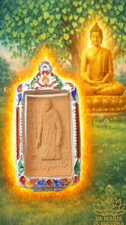 Amulette de Somdej Phra Sangharaj Phra Yanasangworn consacrée en 2005 au Wat Bowonniwet Vihara La Magie du Bouddha.