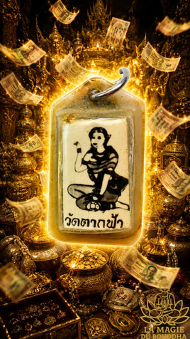 Takut de fortune de Mae Nang Kwak béni au Wat Tak Fah par LP Thong et LP Bok (années 1970) La Magie du Bouddha.
