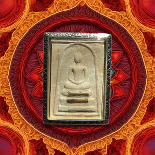 Grande amulette Phra Somdej Palang Baramee Tham - Vénérable Phrakru Palad Nisit. La Magie du Bouddha.