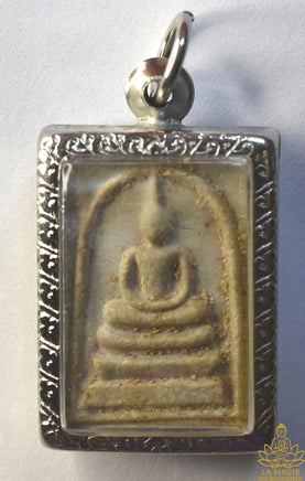Petite amulette ancienne Phra Somdej (avec Phratat) - Wat Rakhang Kositharam. La Magie du Bouddha.