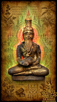 Medicine Lersi Amulet Statuette – The Venerable Luang Phor Sangha of Wat Barn Moh
