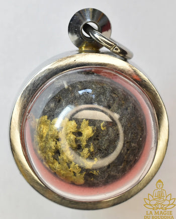 Bille sacrée Look Aum ancienne - Très Vénérable Luang Phor Leua Nanthasaro du Wat Sao Cha Ngok La Magie du Bouddha.